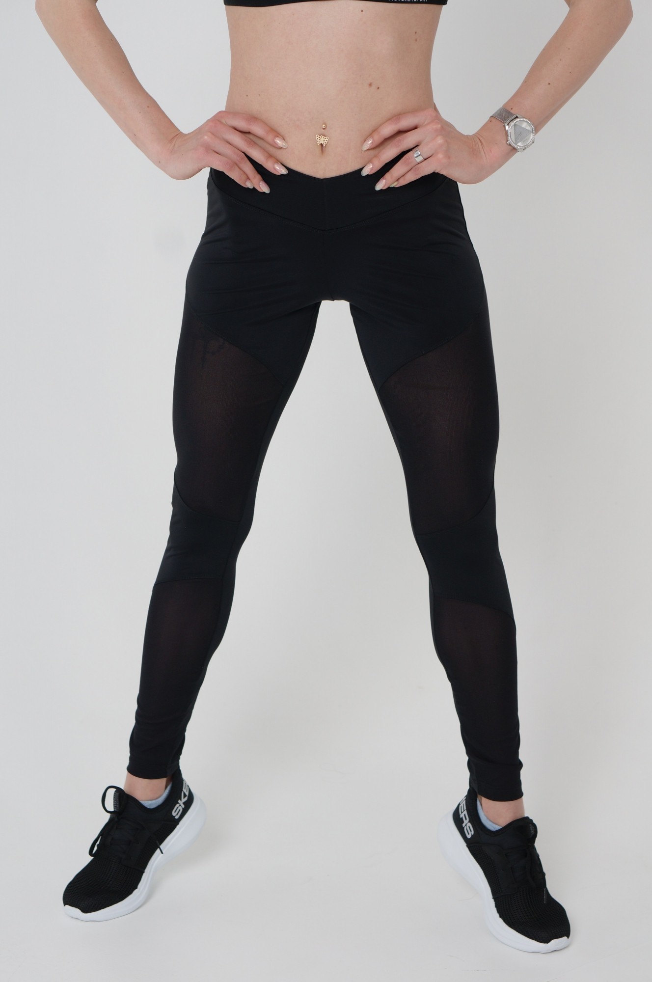 

Лосины для фитнеса и йоги Vikifit Kitty XS Черные