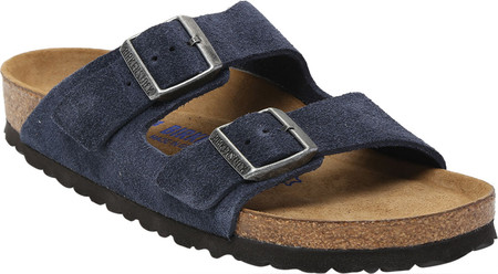 

Мужские шлепанцы Birkenstock Arizona Soft Footbed Two Strap Slide Navy Suede 42