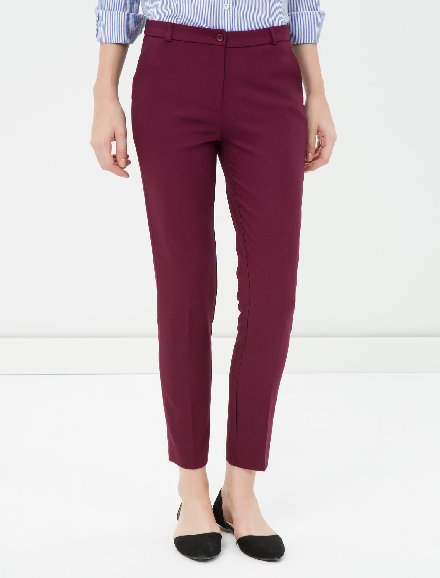 

Брюки Koton 7KAK43813EW 40 Wine