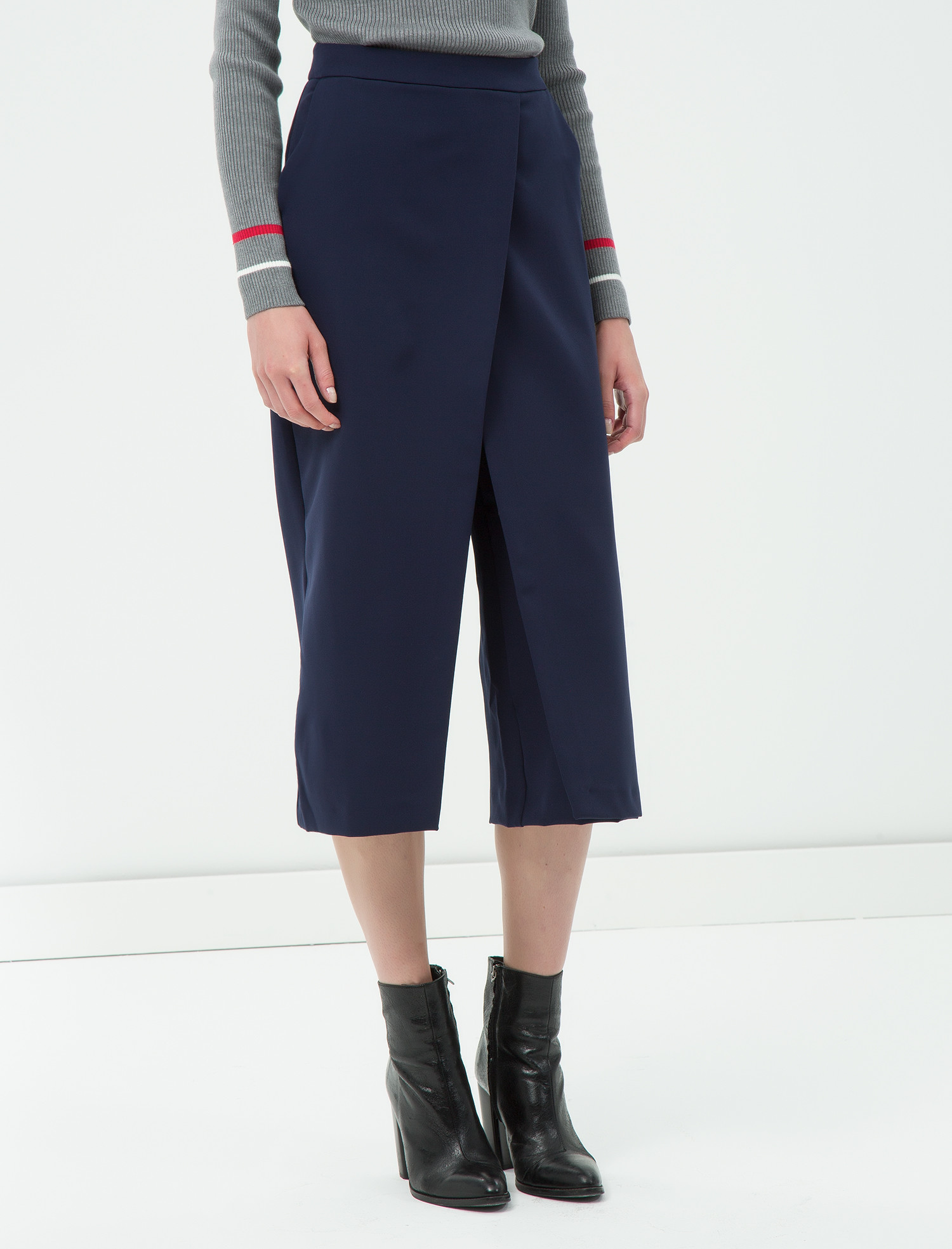 

Брюки-кюлоты Koton 7KAK43914EW 42 Indigo