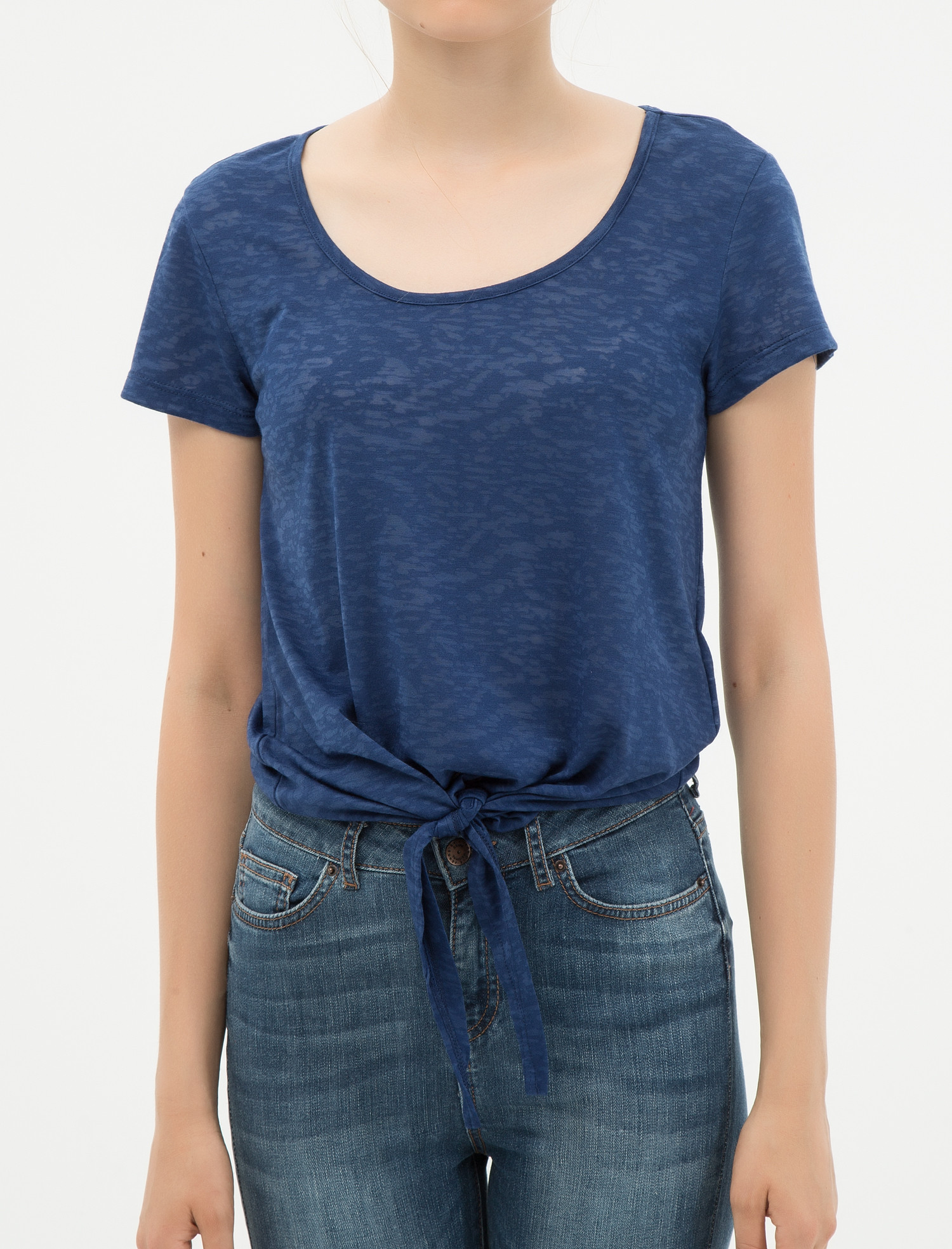 

Футболка Koton 7KAL11550JK L Indigo