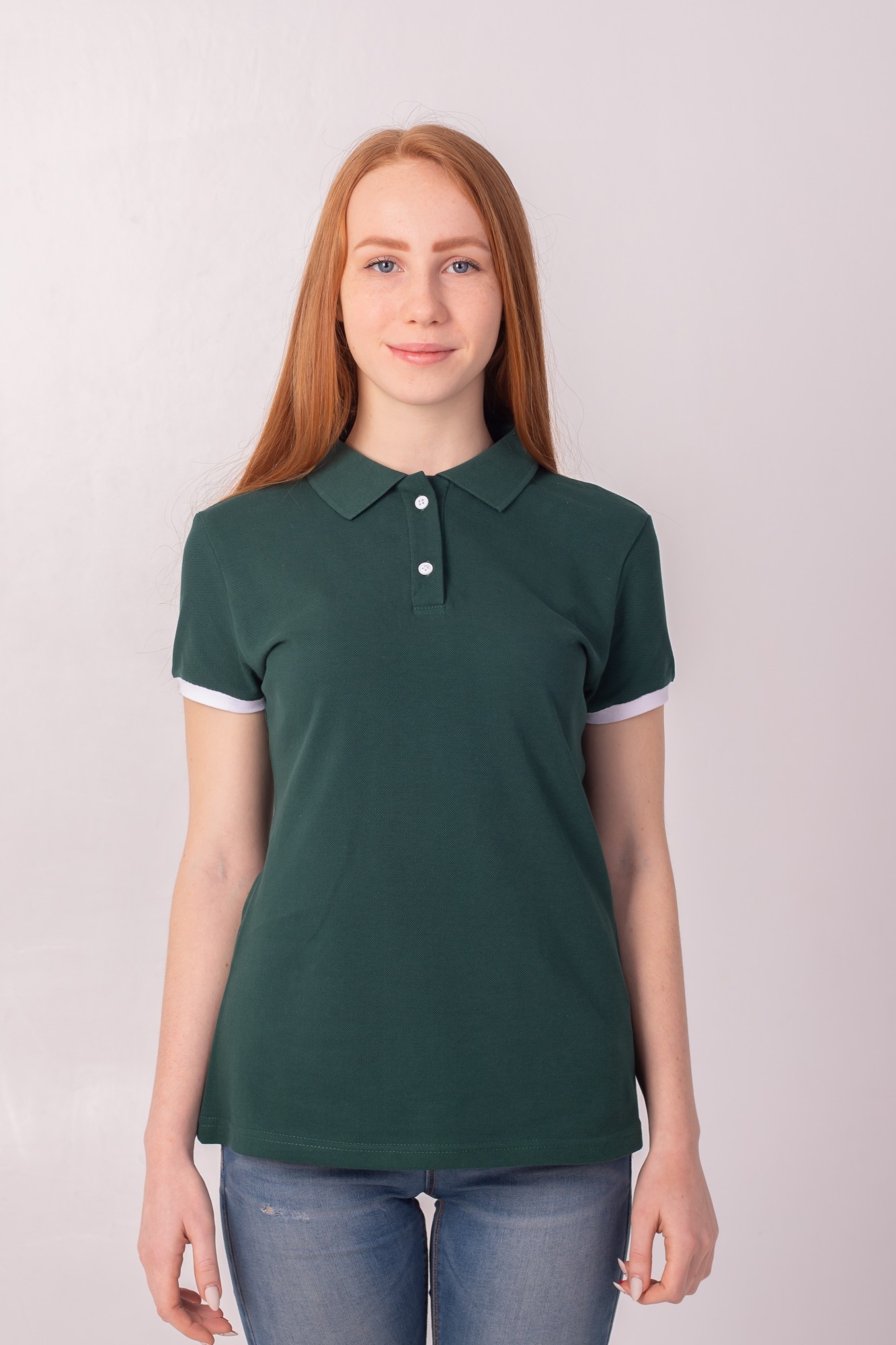 

Поло TvoePolo однотонное S Темно-зеленое (5717-77s)