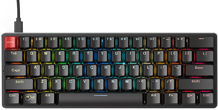 

Клавиатура проводная Glorious GMMK Compact Gateron Brown USB Black (GMMK-COMPACT-BRN)