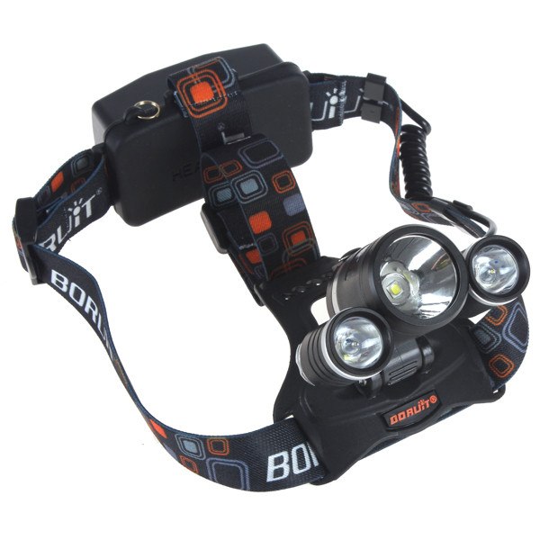 

Налобный фонарь Bailong Police RJ-3000 Cree T6+2Q5 (VD2005)