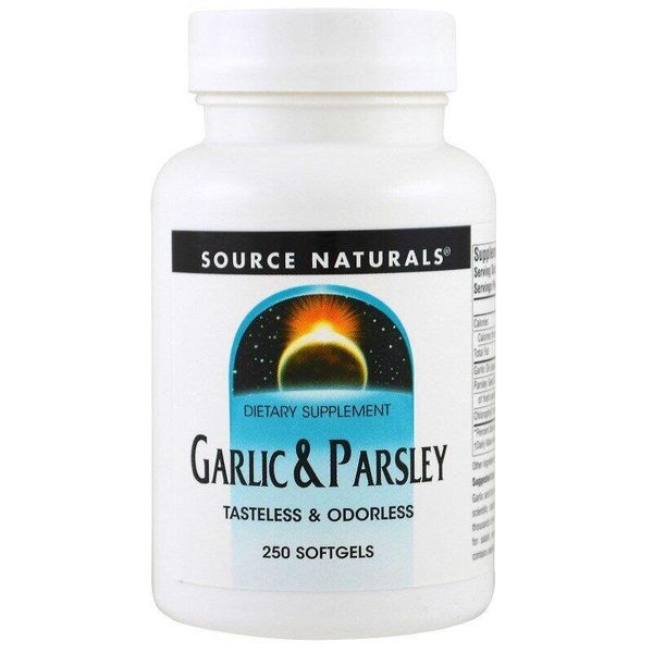

Чеснок и петрушка Garlic & Parsley Source Naturals 250 капсул (SNS071)