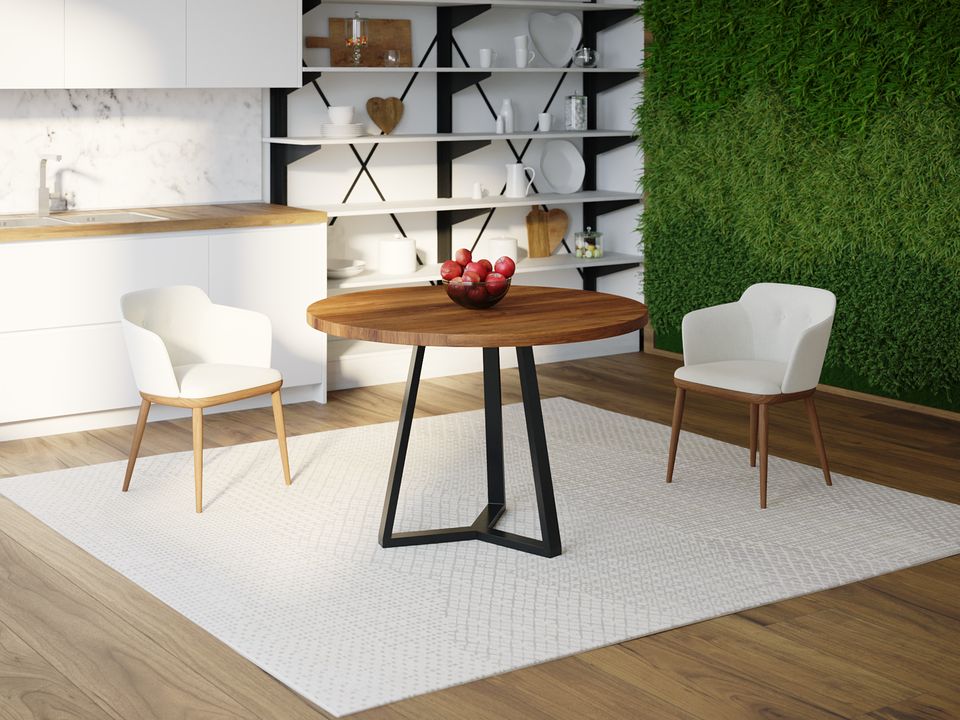 

Обеденный стол Skandi Wood SW040 Вайоминг Круглый ⌀ 90 см МДФ+Шпон Дуб Коричневый