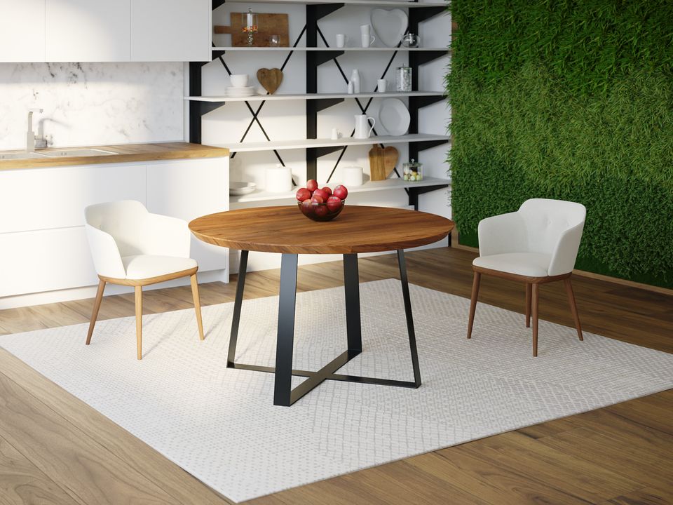 

Обеденный стол Skandi Wood SW062 Миссисипи Круглый ⌀ 100 см МДФ+Шпон Дуб Коричневый