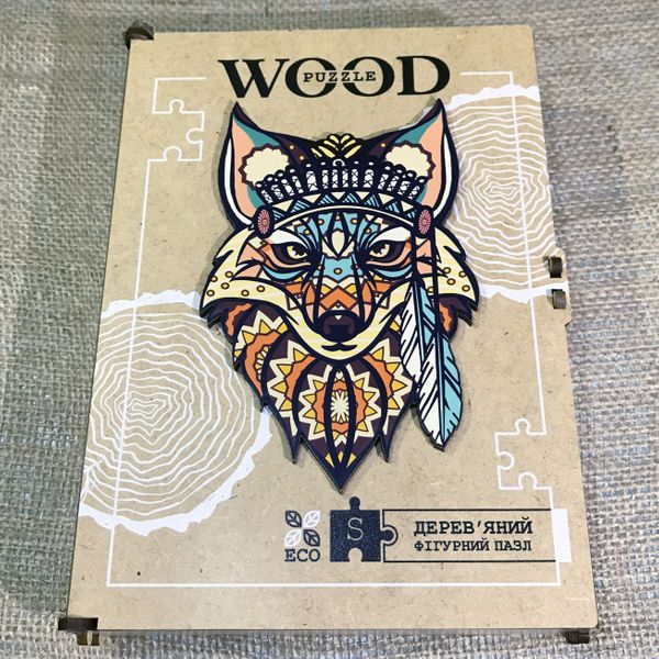 

Пазлы деревянные фигурные WOOD Puzzle Лесная лиса (10104)
