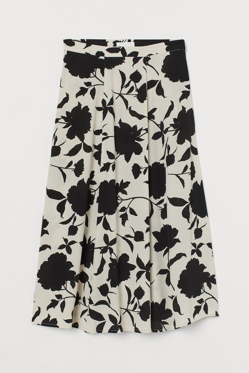 

Юбка H&M Ж1058448 цвет бежевый-черный M