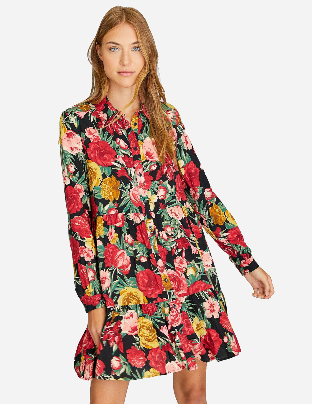 

Платье Stradivarius Ж1057887 (6370/653/146) цвет черный L