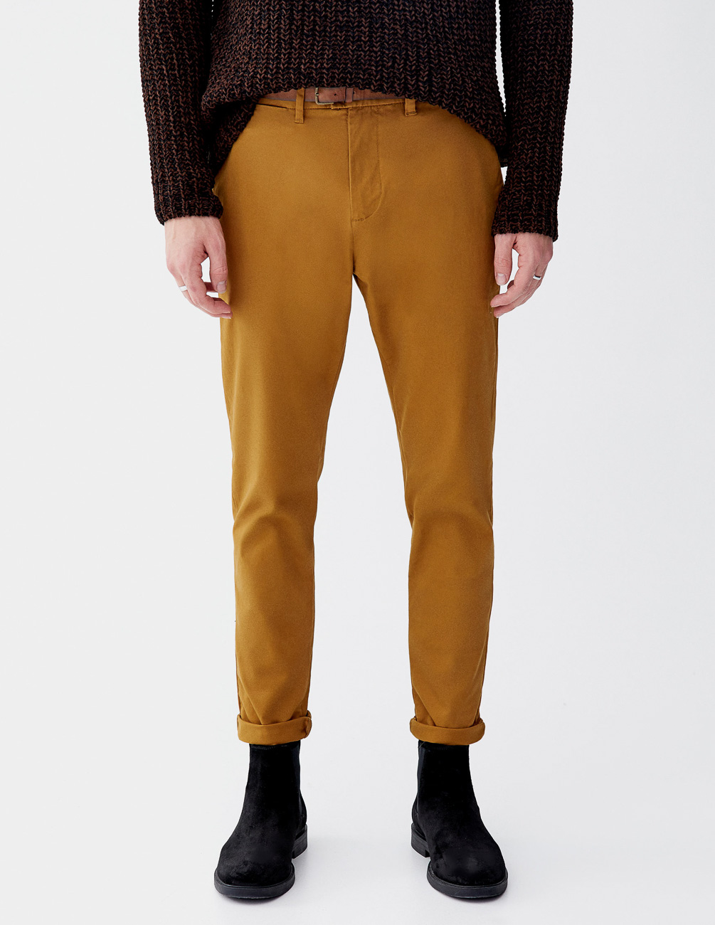 

Брюки PULL & BEAR М0107754 (9680/520/707) цвет коричневый 34