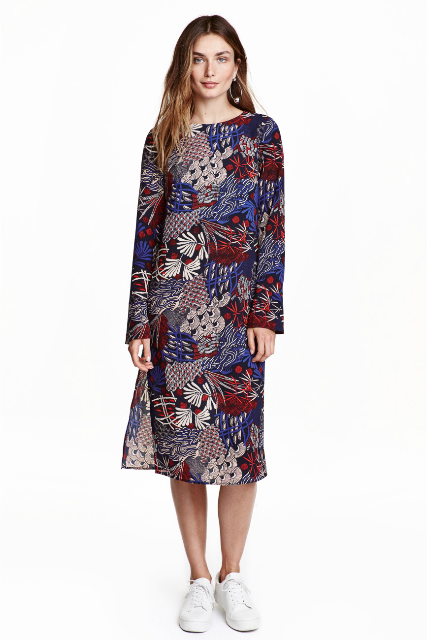

Платье H&M Ж1058153 цвет синий XXS