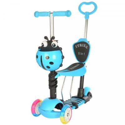 

Скутер iTrike Maxi 5 в 1 Голубой (JR 3-026-C blue)