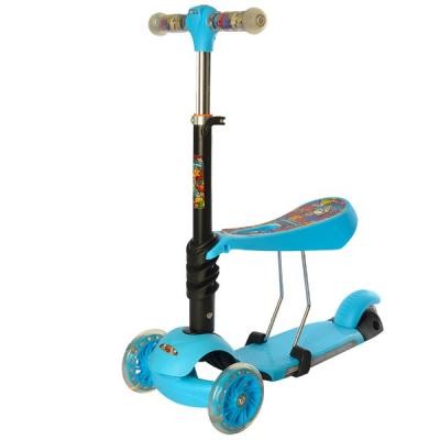 

Скутер iTrike Maxi 5 в 1 голубой (JR 3-076-A blue)