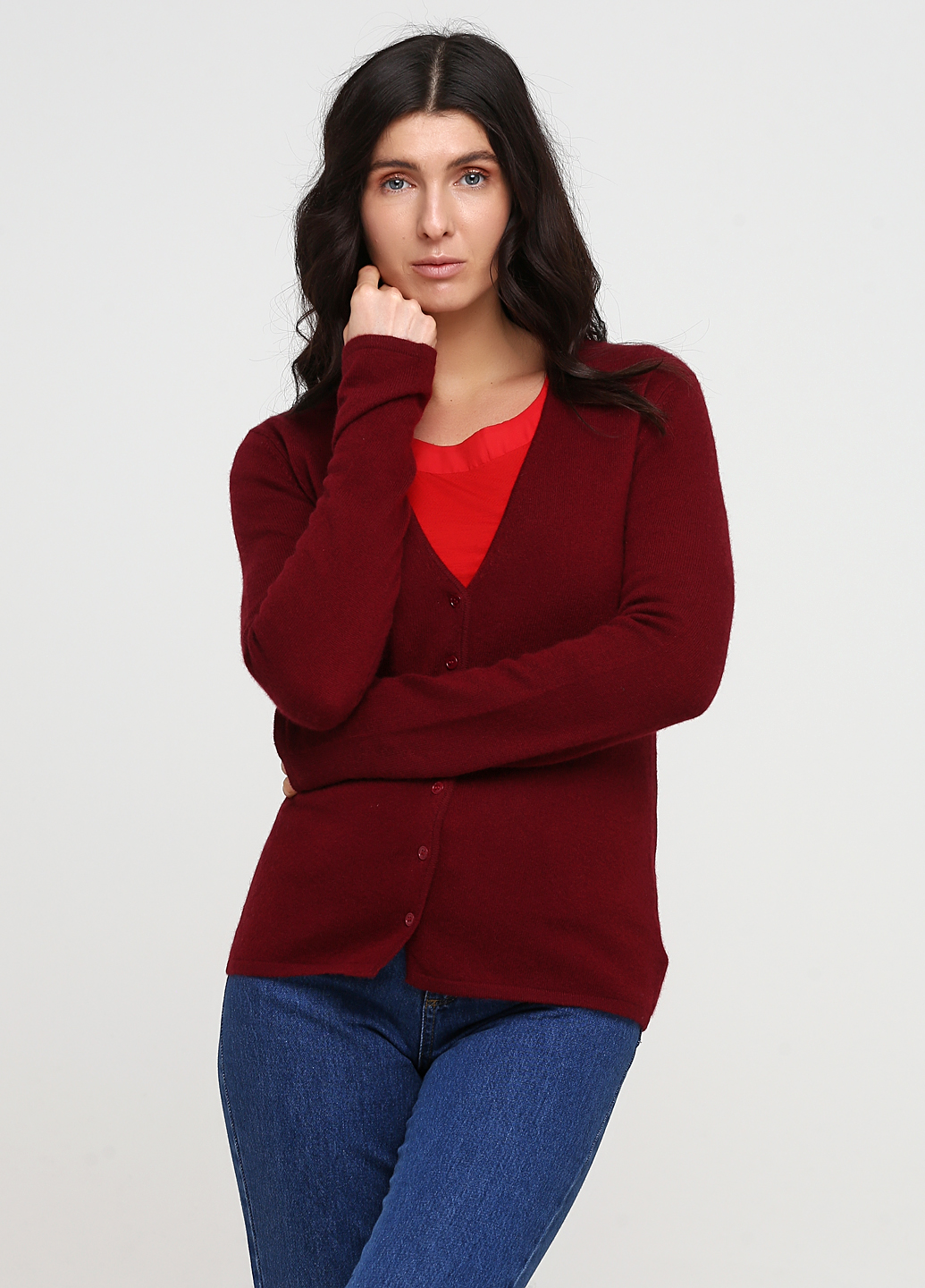 

Кофта Minnetonka smix03330011 L Бордовый 2000000538136