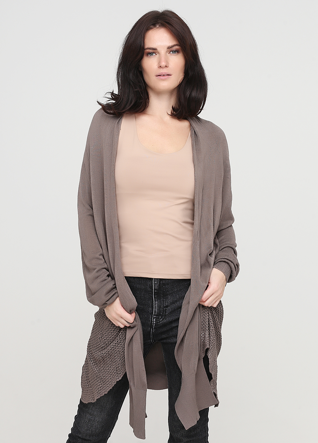

Кардиган Nobrand smix03300054 S/M Коричневый 2000000487236