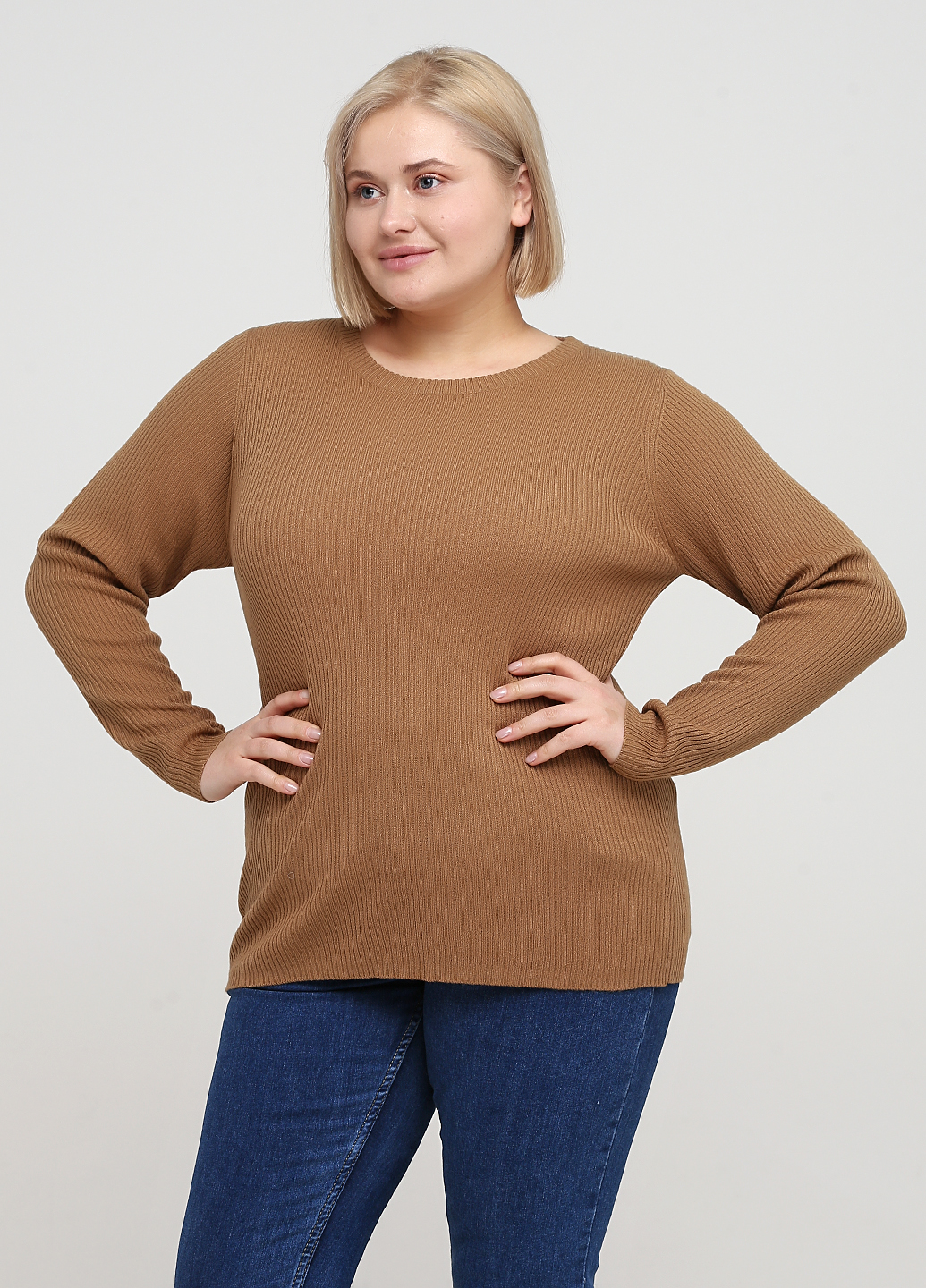 

Джемпер Casual smix03330421 XXL Светло-коричневый 2000000534084