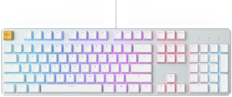 

Клавиатура проводная Glorious GMMK Gateron Brown USB White (GLO-GMMK-FS-BRN-W)