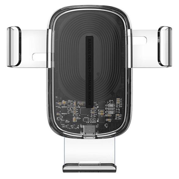 

Автодержатель с БЗУ Baseus Explore Gravity Car Mount 15W (Прозрачный)