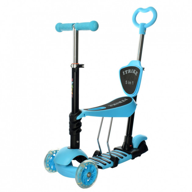 

Самокат 5в1 iTrike Maxi JR 3-026-K (blue)