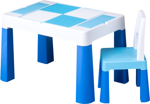 

Комплект Tega MULTIFUN стол+1 стул MF-001 blue