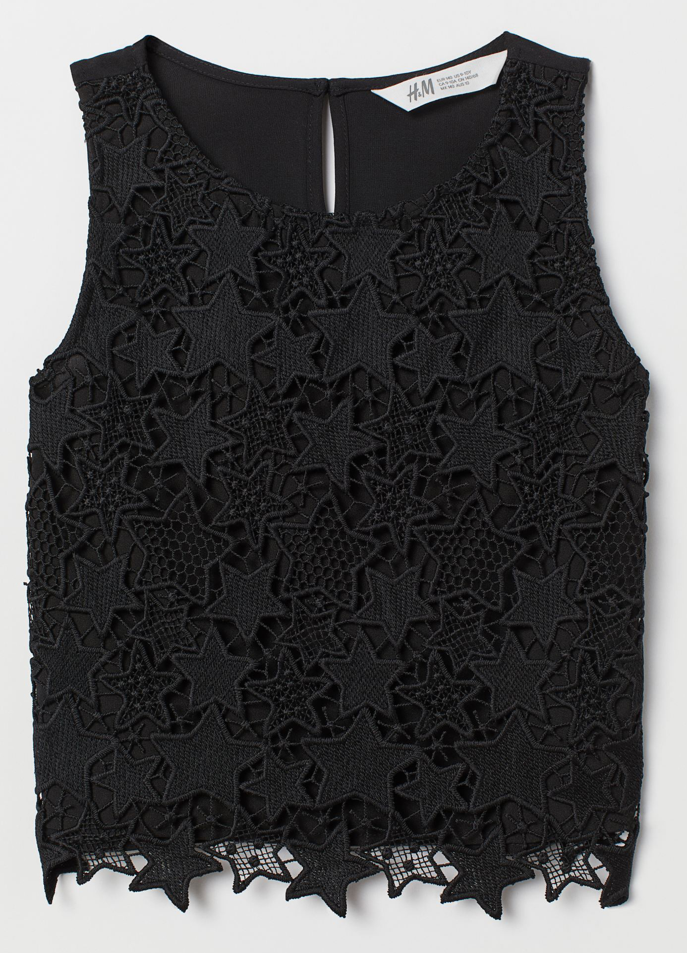 

Блузка H&M 2602-626165 152 см Черная (hm05604761965)