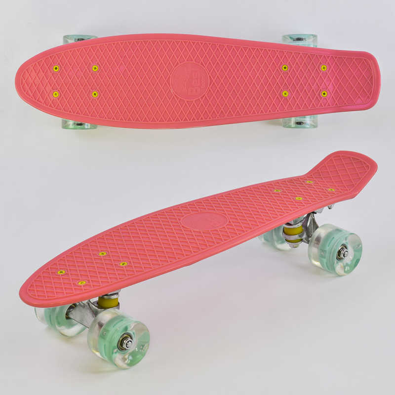 

Скейт Пенни борд Best Board коралловый 0440