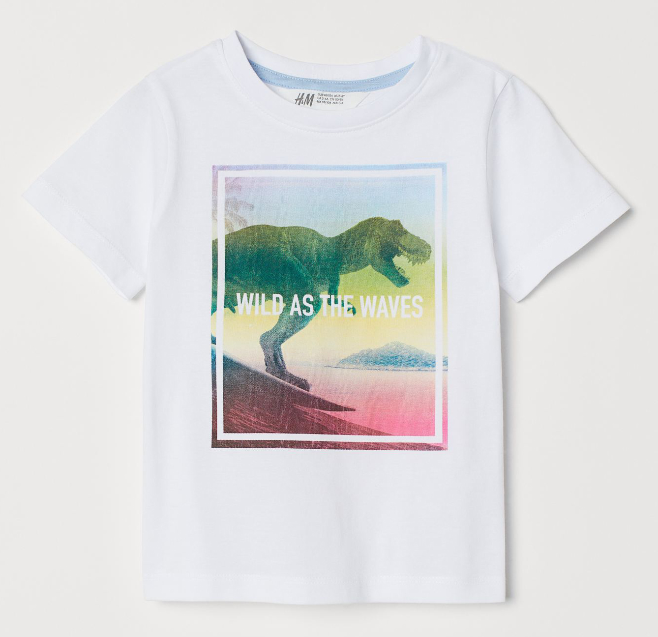 

Футболка H&M 2502-6978139 110-116 см Белая