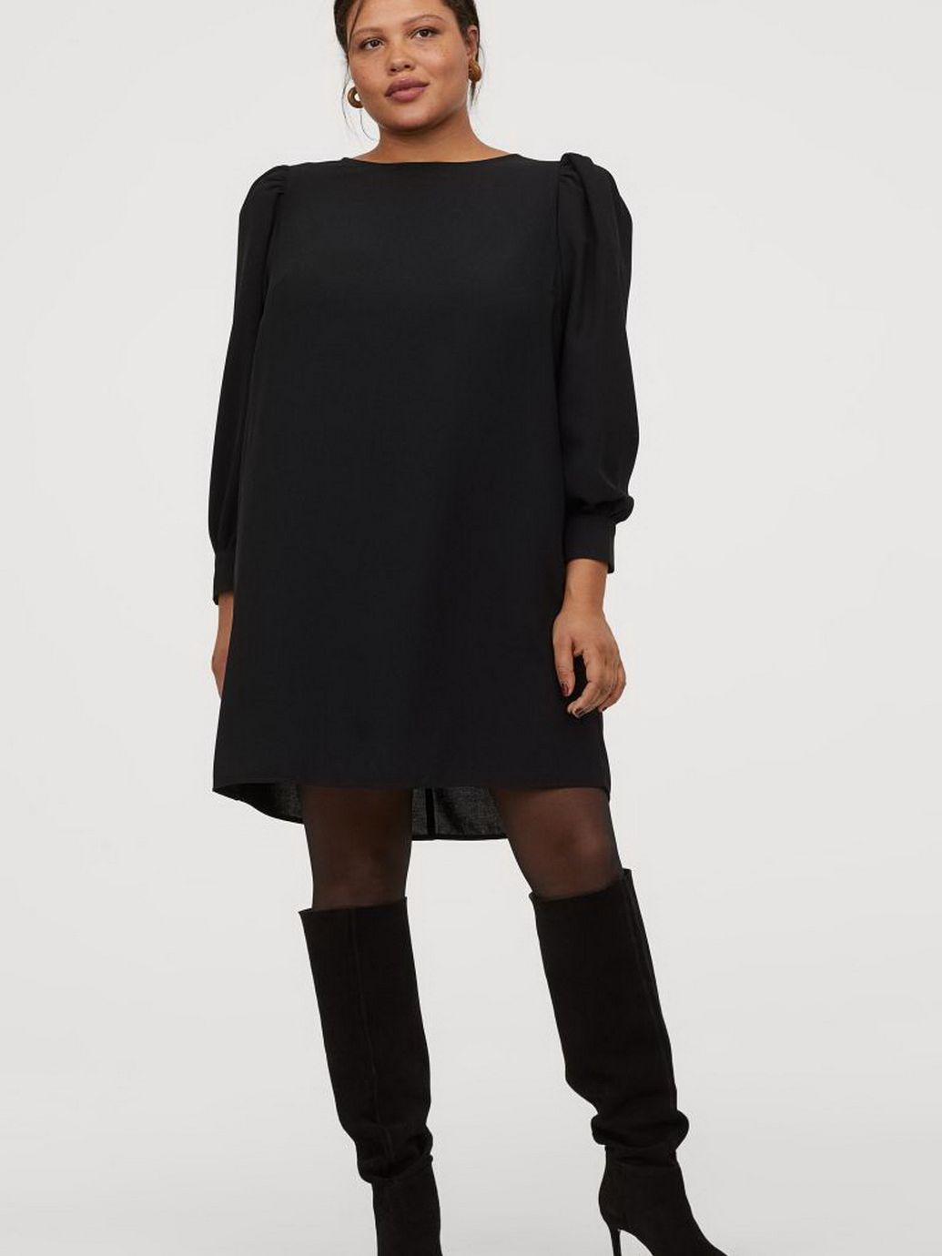 

Платье H&M 0813993-1  Черное, Платье H&M 0813993-1 3XL Черное