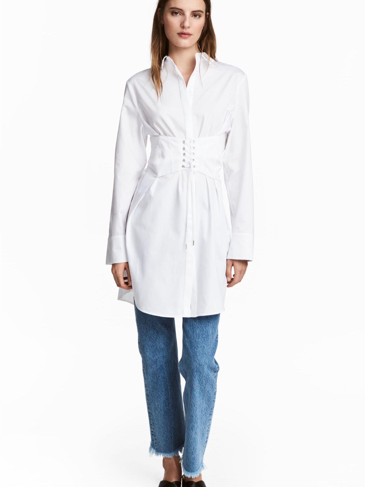 

Рубашка H&M 0516599-5 42 Белая