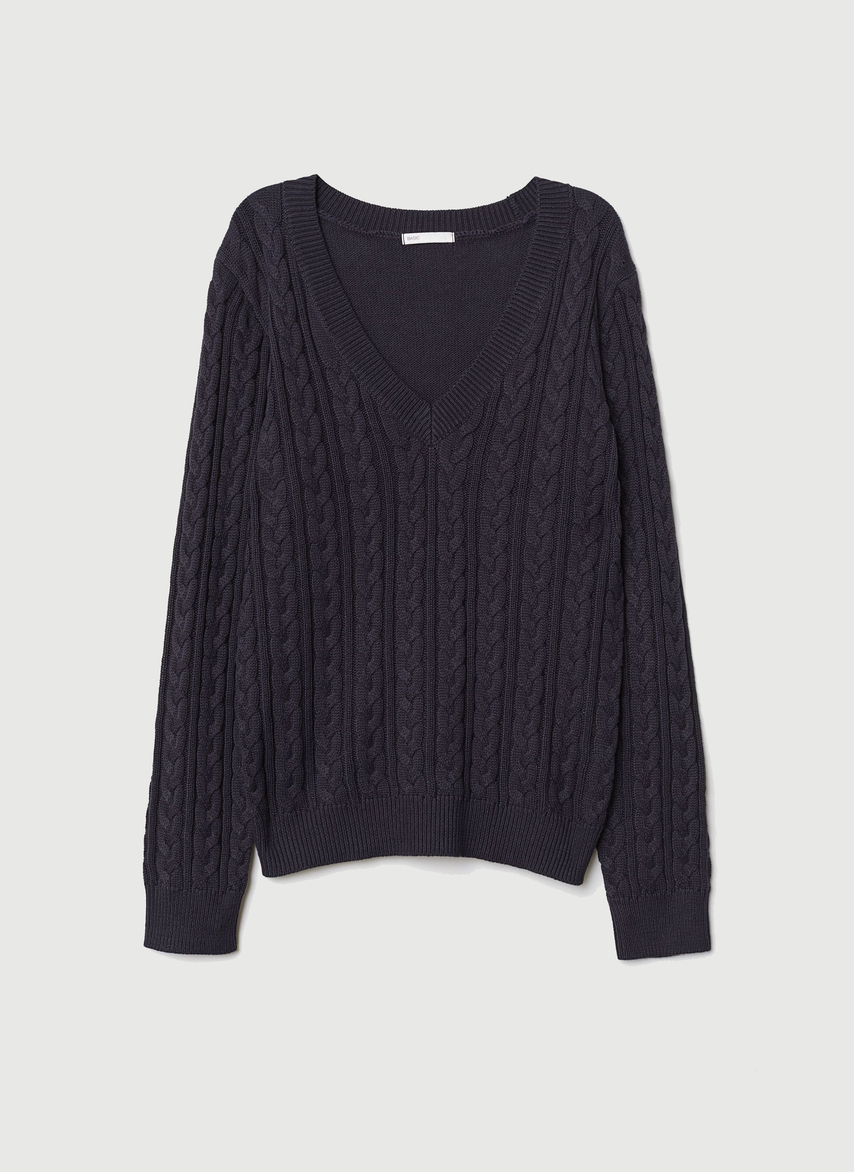 

Пуловер H&M 0678291-8  Темно-синий, Пуловер H&M 0678291-8 XS Темно-синий