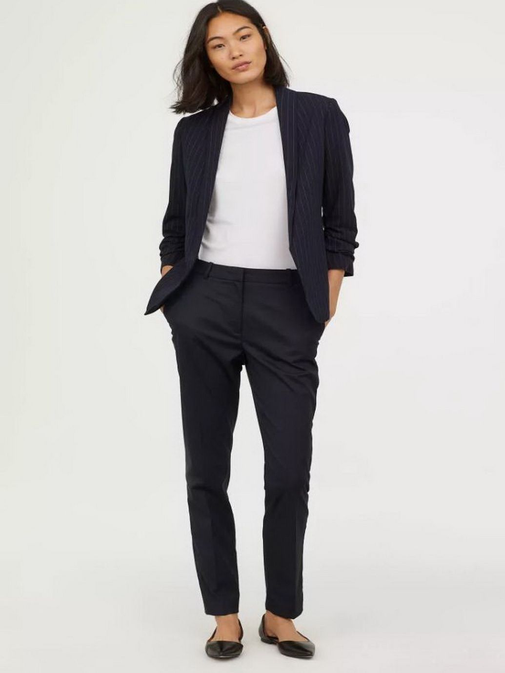 

Пиджак H&M 0662075-8 38 Темно-синий