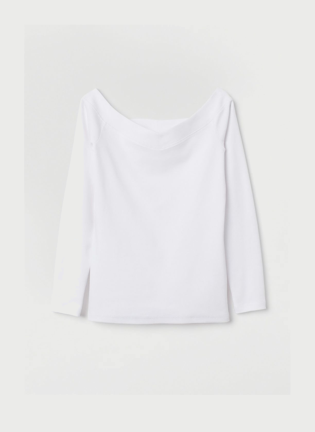 

Лонгслив H&M 0747045-9 L Белый