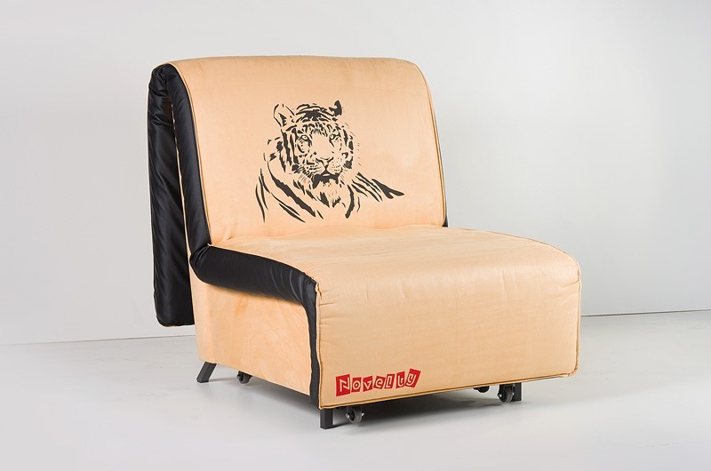 

Кресло-кровать Novelty Tiger бежево-черное