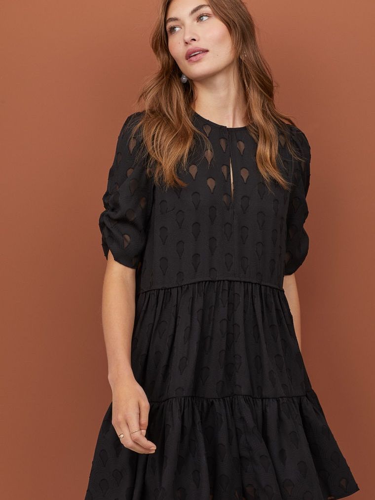 

Платье H&M 0794760-0  Черное, Платье H&M 0794760-0 34 Черное