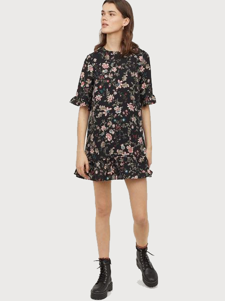 

Платье H&M 0823772-1  Черное, Платье H&M 0823772-1 46 Черное