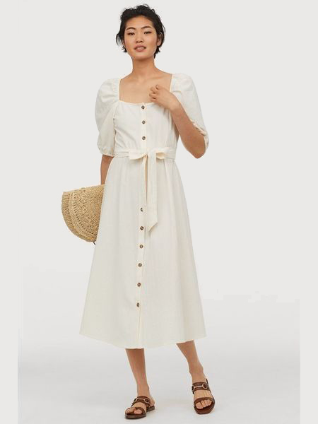 

Платье H&M 0861848-1 40 Молочное