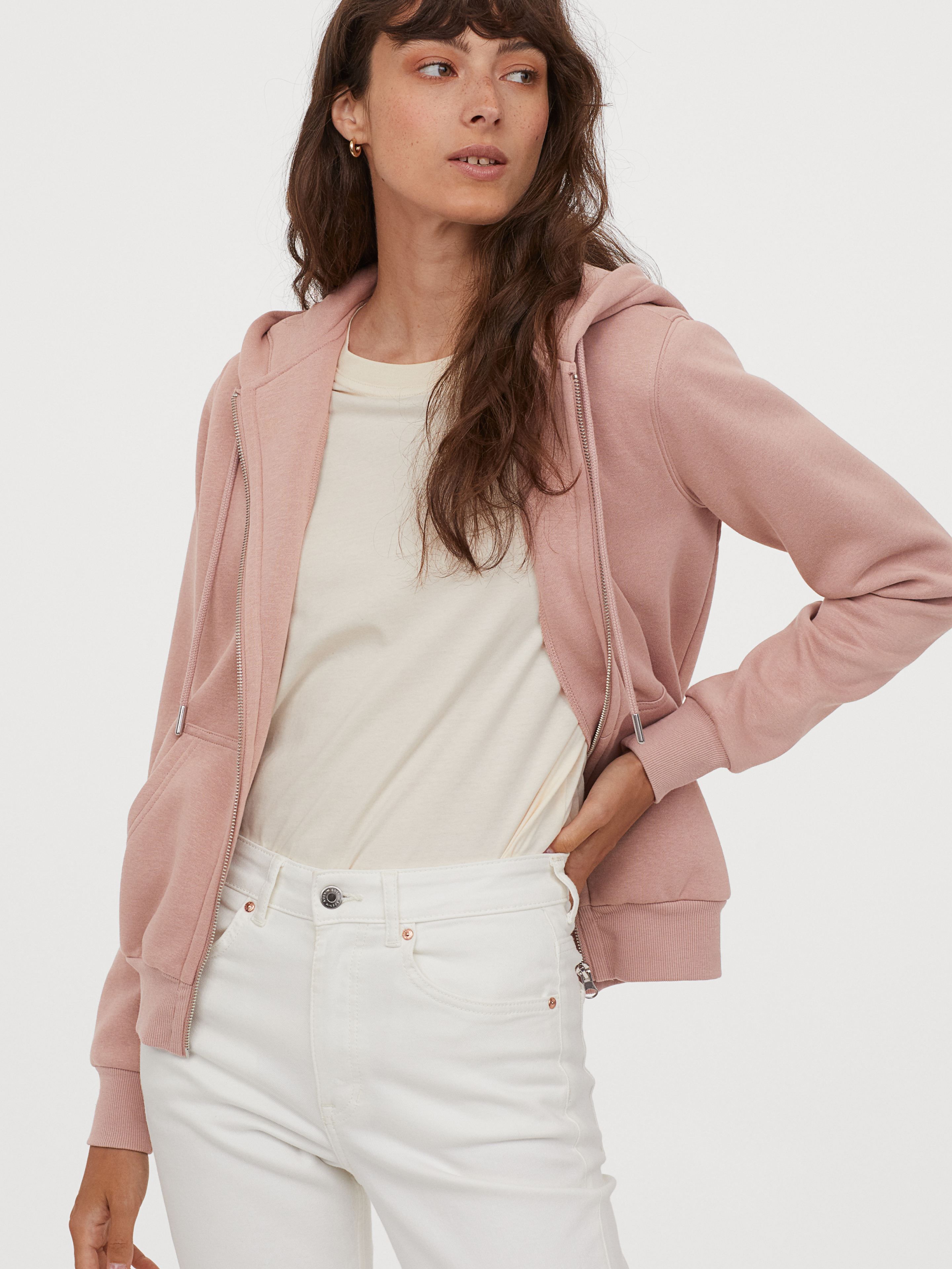 

Толстовка H&M 0237347-0 S Розовая