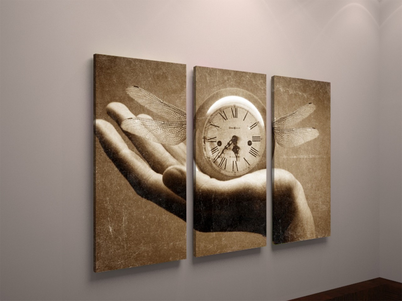 

Картина Vitrina креативные часы холст 90x60 см (100225-3)