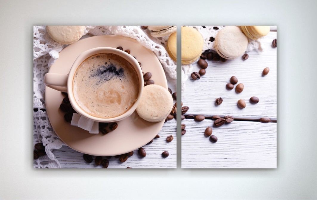 

Картина Vitrina Макаруны и кофе 100x60 см (100433-2)