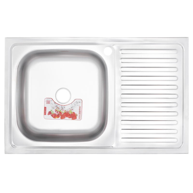 

Мойка кухонная ZERIX Z8050L-08-180MD (MICRO DECOR) (ZS0596)