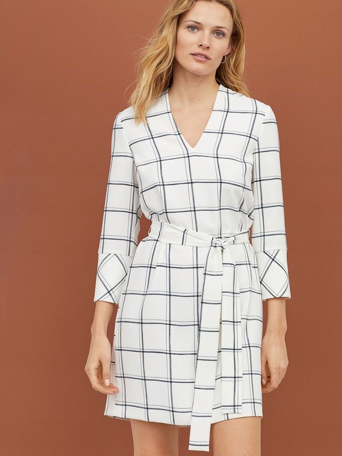 

Платье H&M 0714931-9  Белое, Платье H&M 0714931-9 40 Белое