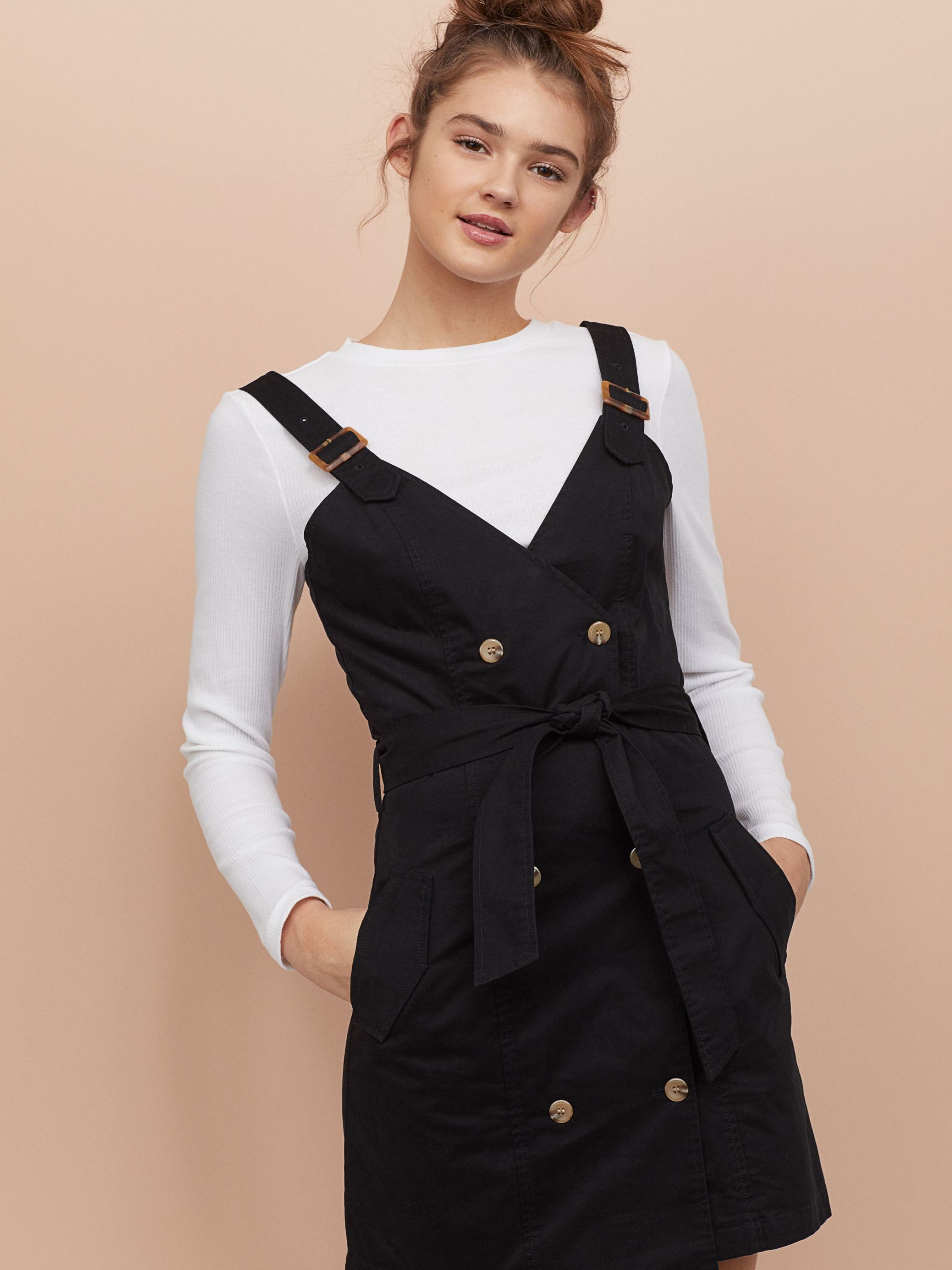 

Сарафан джинсовий H&M 0862952-1  Черный, Сарафан джинсовий H&M 0862952-1 34 Черный