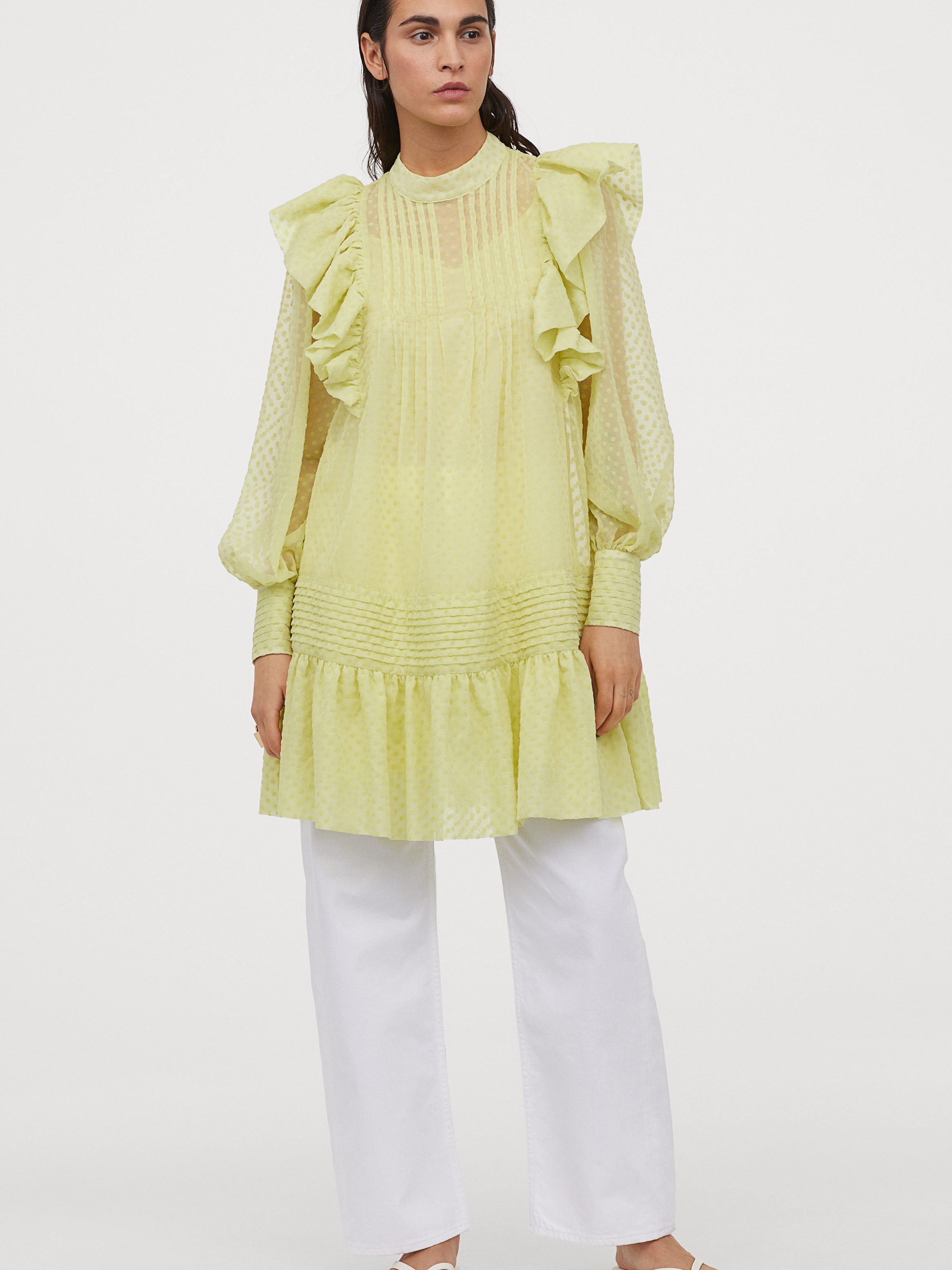 

Платье H&M 0885617-1  Желтое, Платье H&M 0885617-1 L Желтое