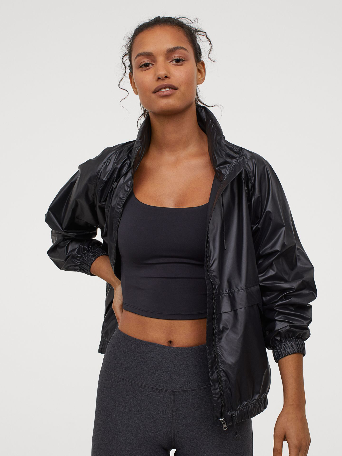 

Топ спортивный H&M Sport 8949562dm XL Черный