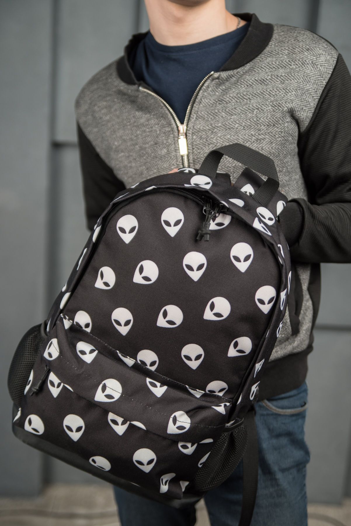 

Рюкзак SG Empire Town style белые инопланетяне RKTS04042