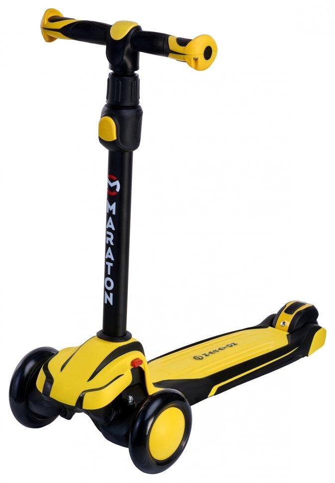 

Детский трехколесный самокат Scooter Global My Go B 2027 желтый-черный