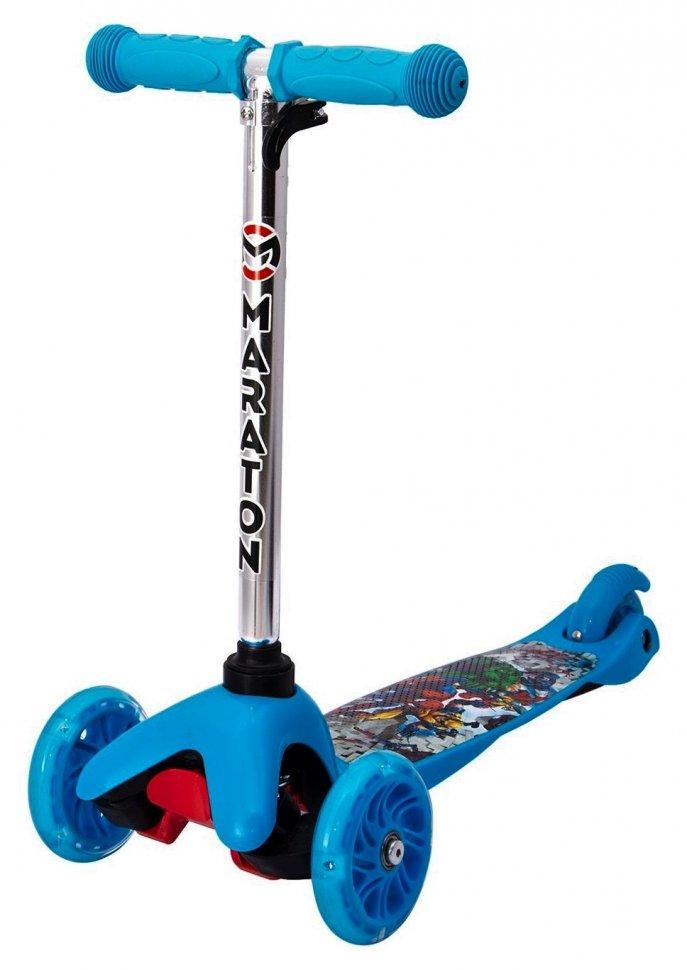 

Детский трехколесный самокат Maraton Scooter Mini My Go 2019 Blue