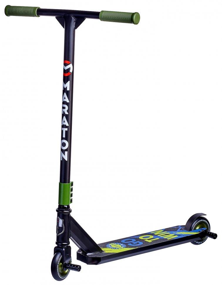 

Самокат трюковый Maraton Scooter Active My Go 2218 до 100 кг Black-Green
