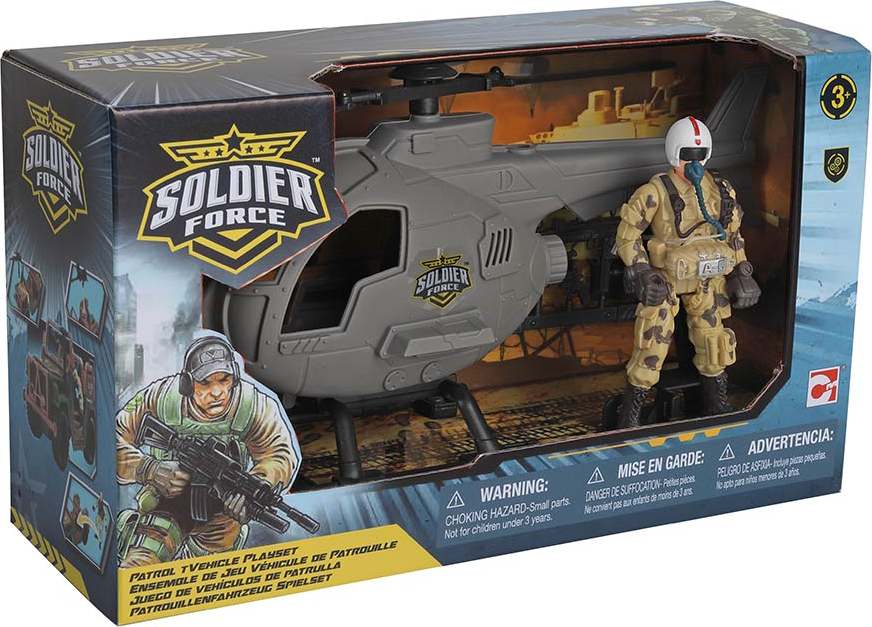 

Игровой набор Chap Mei Солдаты Patrol Helicopter (545301) (4893808453019)